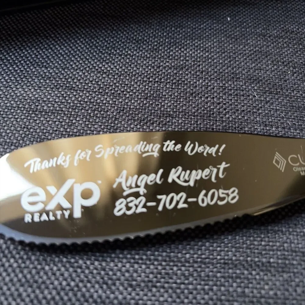 Cutco 1768 Pearl Handle Serrated Spatula Spreader Knife NEW IN BOX ENGRAVED